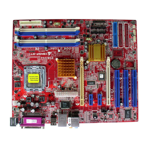 Biostar I945P-A7 User Manual