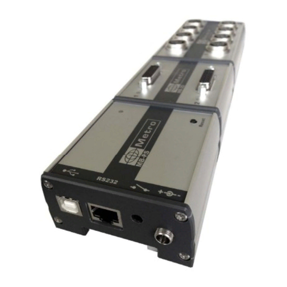 Metro DataVac MB-RS User Manual