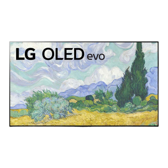 LG OLED65G19LA Manuals
