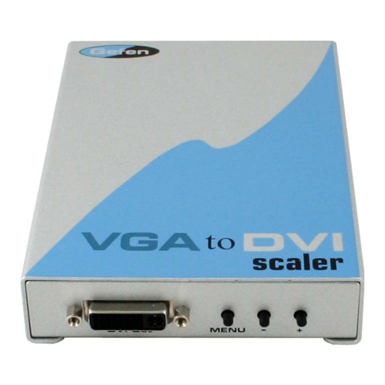 User Manuals: Gefen VGA-2-DVIS DVI VGA Converter