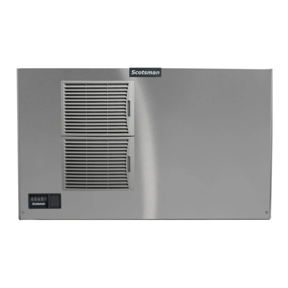 Scotsman Prodigy ELITE A Series Installation And User Manual