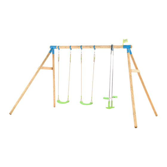TP Sherwood Triple Swing Set with Glider Manual