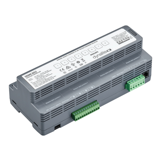 Philips dynalite DDMC802 Installation Instructions Manual