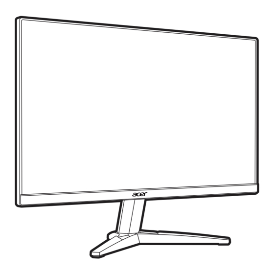 Acer NITRO KG2 Series User Manual