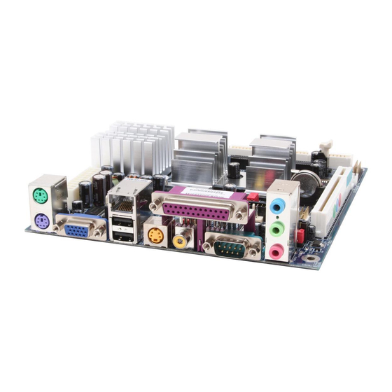 VIA Technologies EPIA ME6000 - VIA Motherboard - Mini ITX User Manual