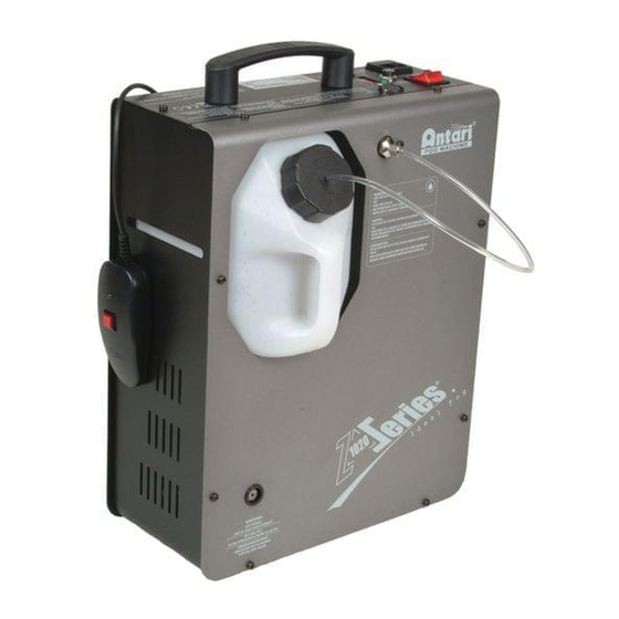 Antari Z-800 II User Manual