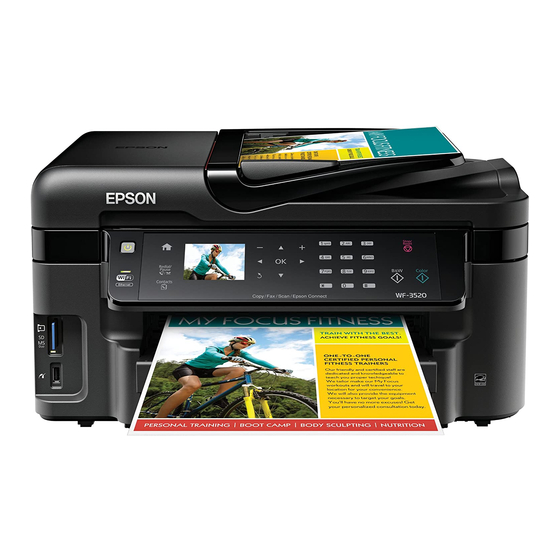 Epson WorkForce WF-3520 Specifications