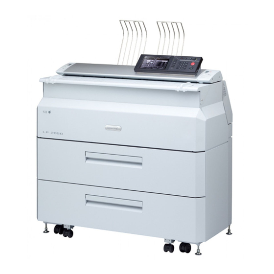 SII LP-2050-MF Quick Reference Manual