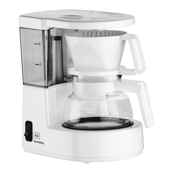 Melitta aromaboy Operating Instructions Manual
