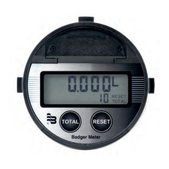 Badger Meter Register ILR 750 Programming Manual