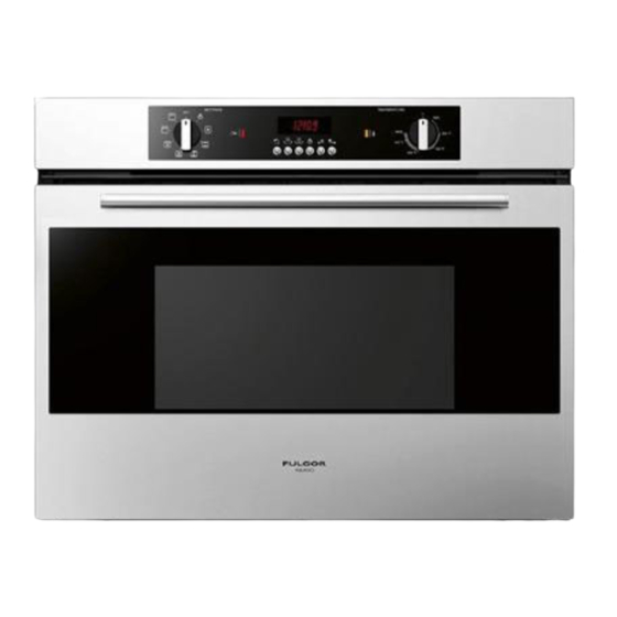 Fulgor Milano F1SM30 1 Series Use & Care Manual