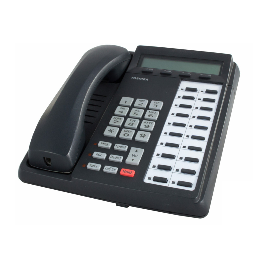 Toshiba DKT3020 SD User Manual