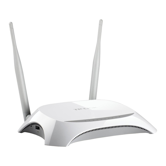 TP-Link TL-MR3420 User Manual
