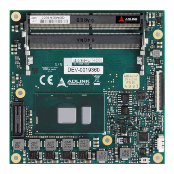 ADLINK Technology cExpress-KL User Manual