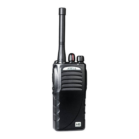 Abell A-80 Two Way Radio Manuals