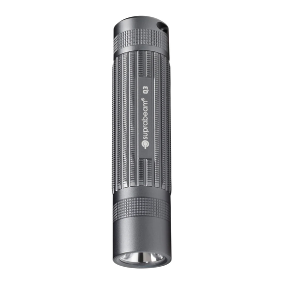 suprabeam Q3 Quick Manual