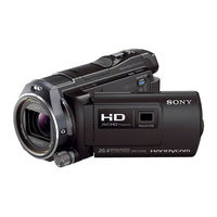 Sony Handycam HDR-PJ650VE User Manual
