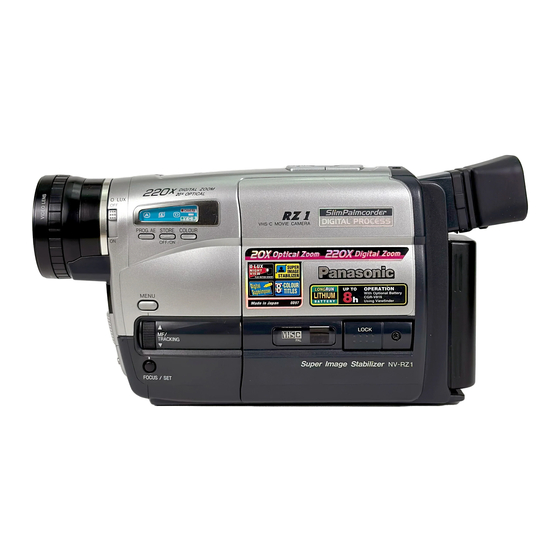 Panasonic NV-RZ1EN Service Manual
