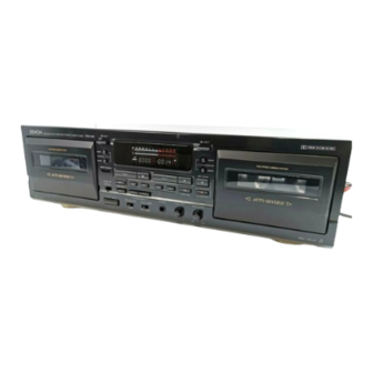 Denon DRW-585 Operating Instructions Manual