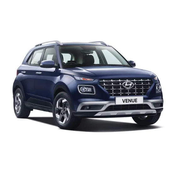 Hyundai VENUE Quick Reference Manual