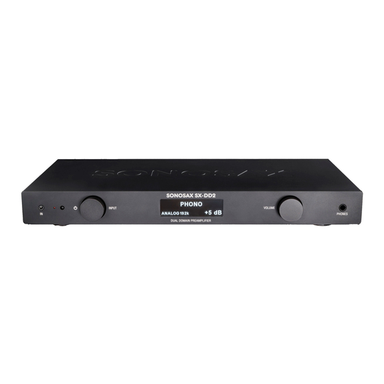 Sonosax SX-DD2 User Manual