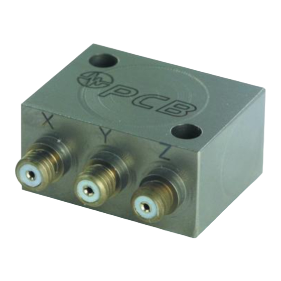 PCB Piezotronics 356A71 Installation And Operating Manual