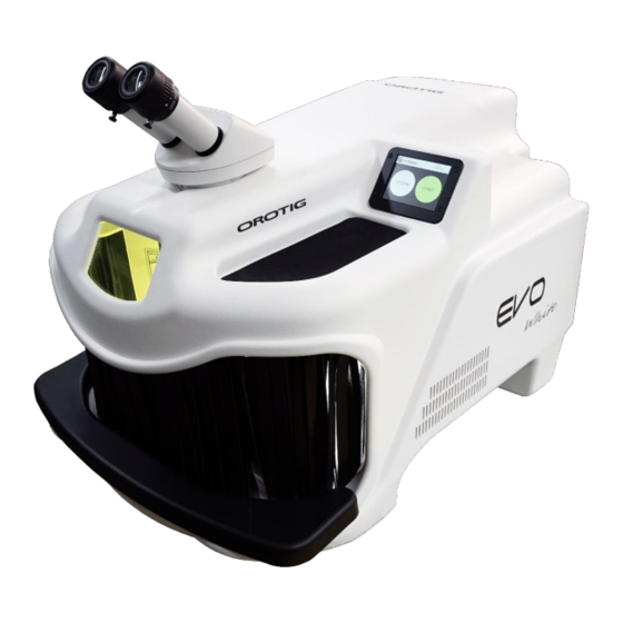 OROTIG EVO White Operator's Manual