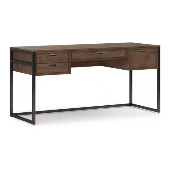 SIMPLIHOME Richmond AXCRIC-12 Office Desk Manuals