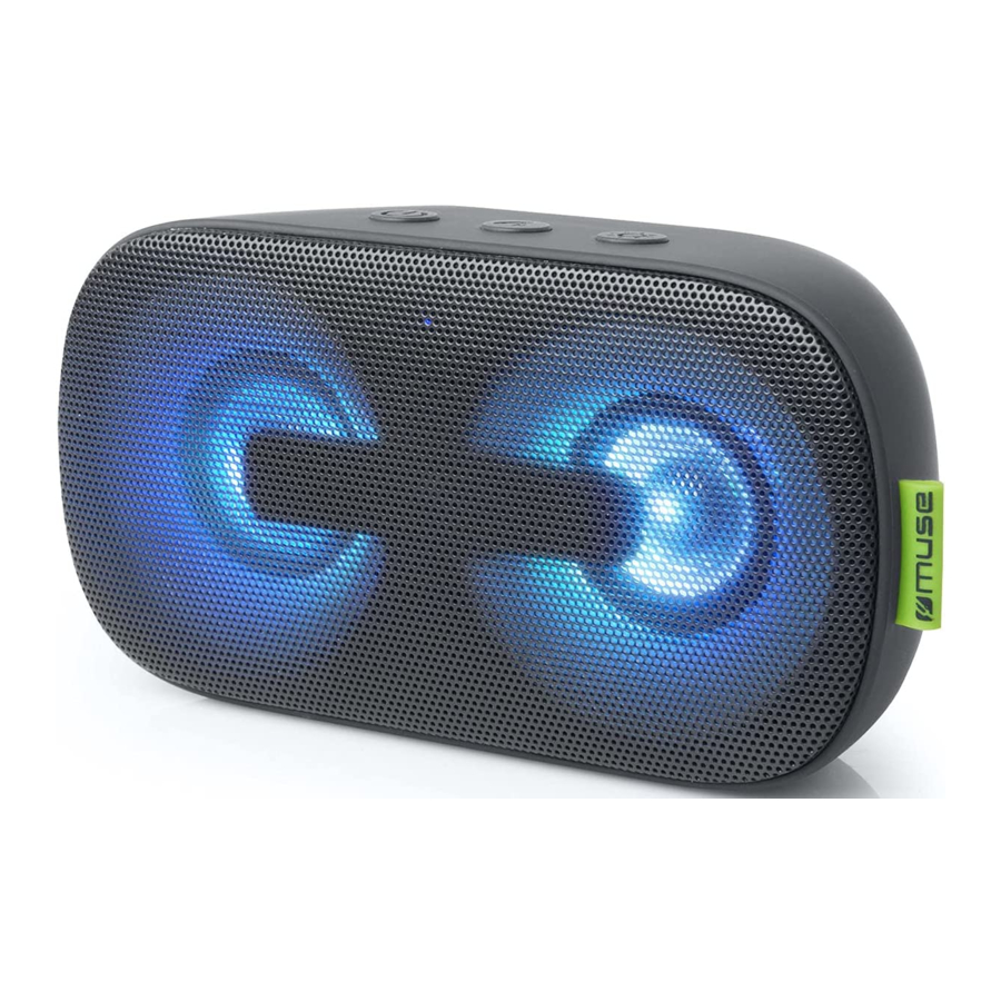 Muse M-370 DJ - Portable Bluetooth Speaker Manual