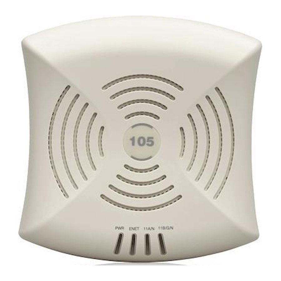 Aruba AP105 Wireless Access Point Installation Manual ManualsLib