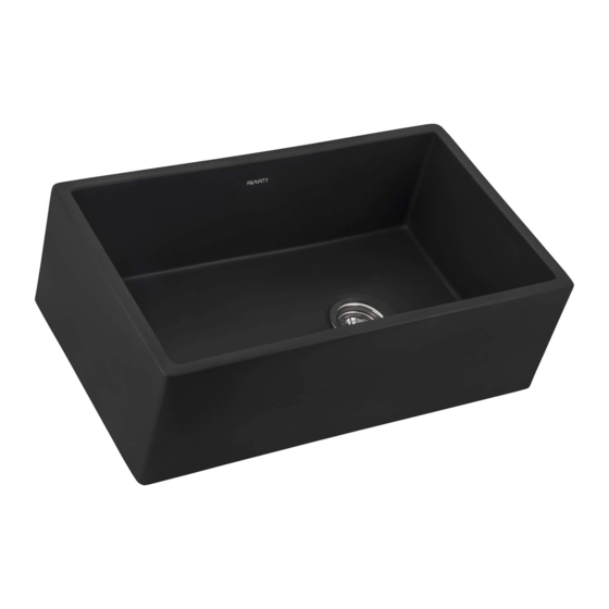 RUVATI FARMHOUSE SINK RVG1533 Installation Manual