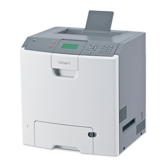 Lexmark 25A0450 - C 736N Color Laser Printer Information Manual
