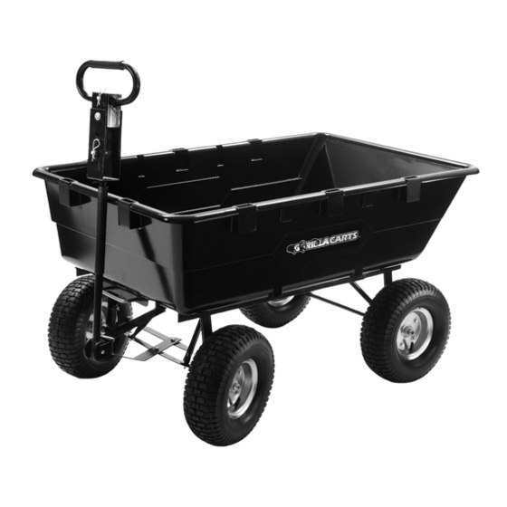 Gorilla Carts G0R2530D-C Owner's Manual