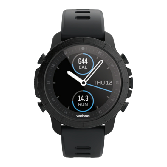 Wahoo ELEMNT Rival Quick Start Manual