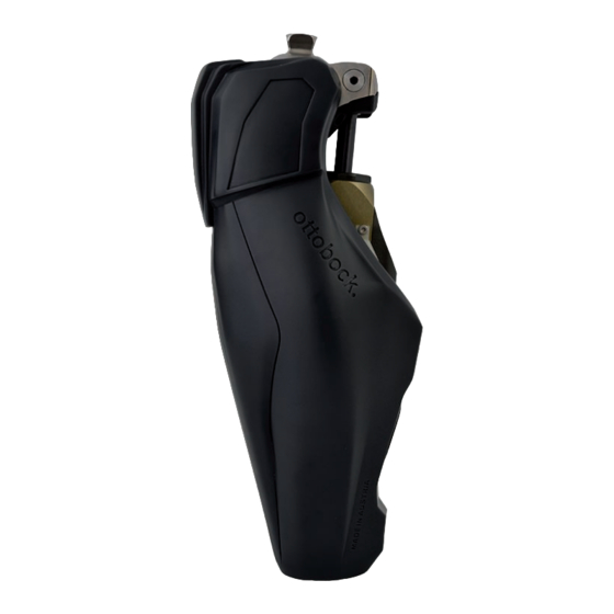 Otto Bock Genium X3 Series Patient Information