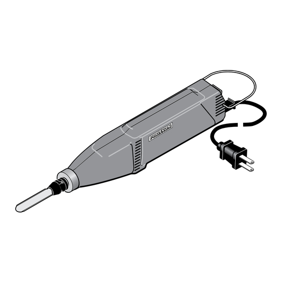Proxxon -MICROMOT Operating Instructions Manual