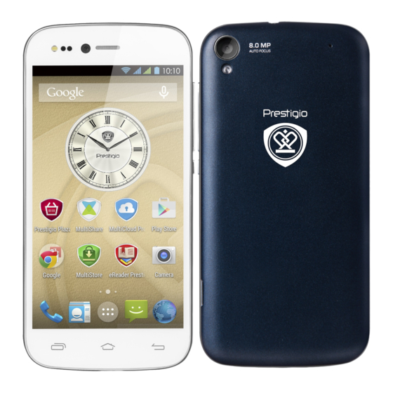 Prestigio GRACE X3 Quick Start Manual