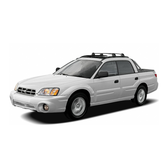Subaru 2006 Baja Owner's Manual