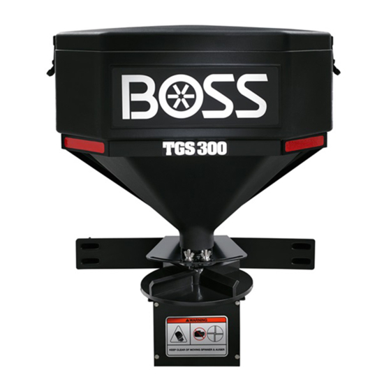 Boss Snowplow TGS 300 Owner's Manual