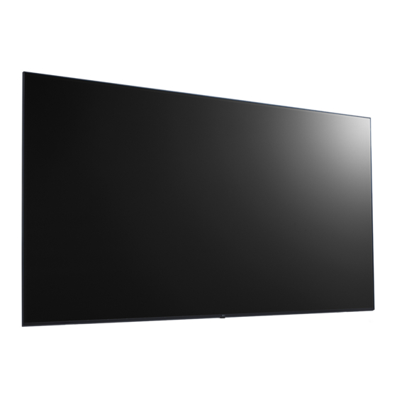 User Manuals: LG 86UL3J-N Digital Signage