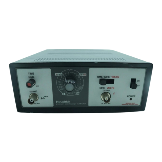 Heathkit IG-4244 Quick Start Manual