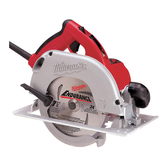 Milwaukee HEAVY-DUTY CIRCULAR SAW Manuals