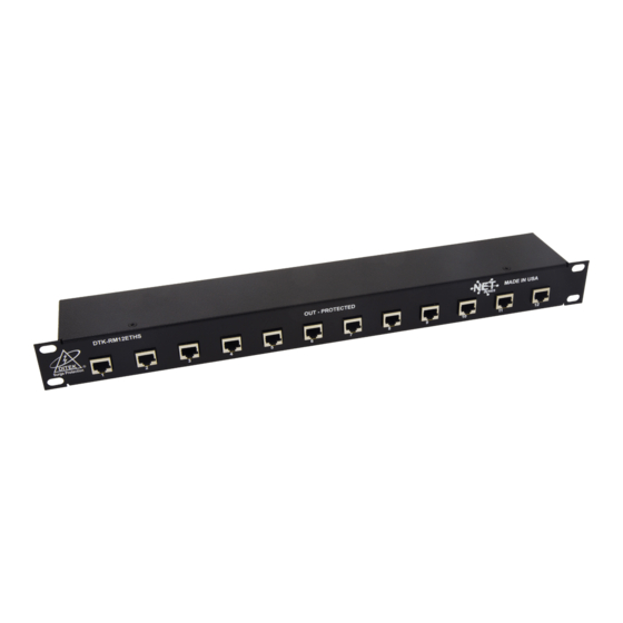 Ditek DTK-RM12ETH Install Instructions
