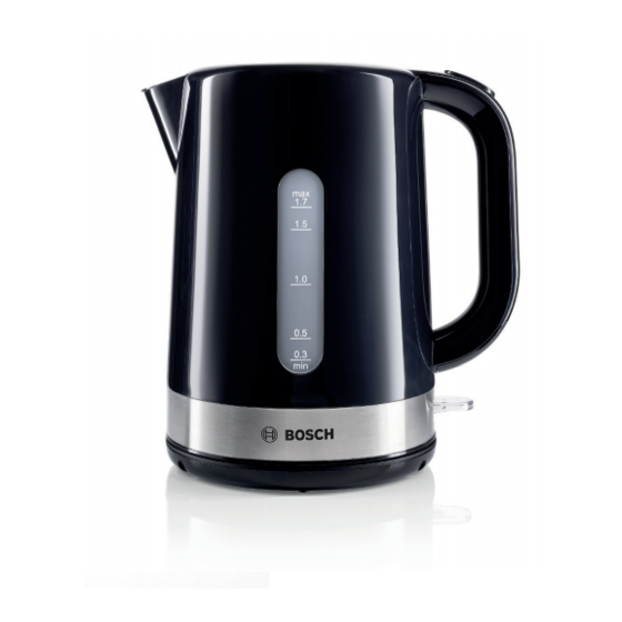 BOS TWK 740 Series Electric Kettle Manuals