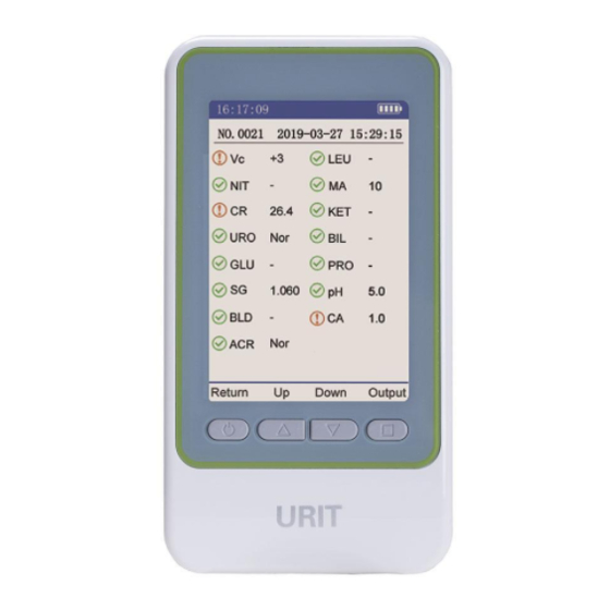 URIT Medical Electronic UC-32A Operation Manual