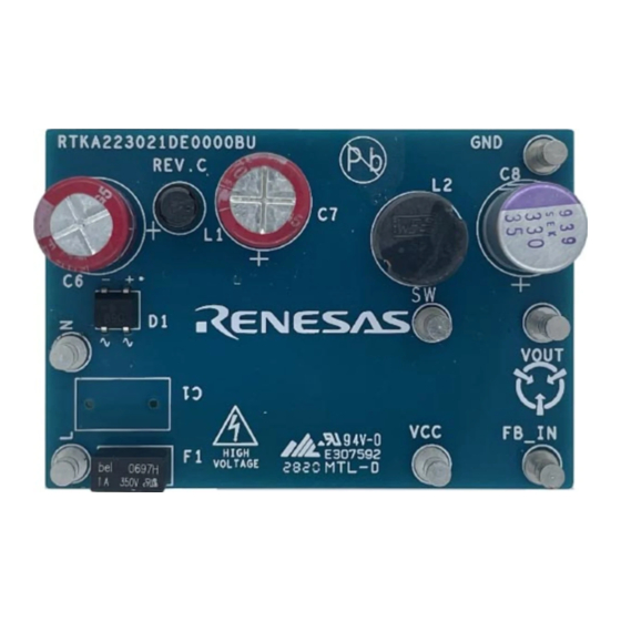 Renesas RAA223021 Manual