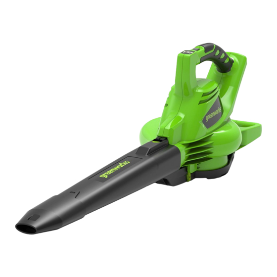 GreenWorks GD24X2BV Operator's Manual