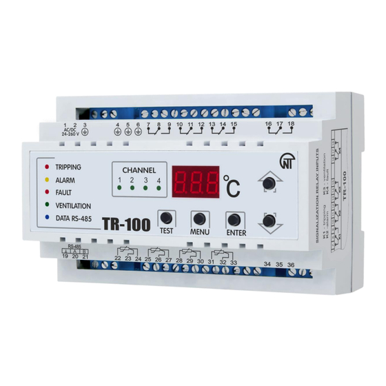 Novatek-electro TR-100 Operating Manual