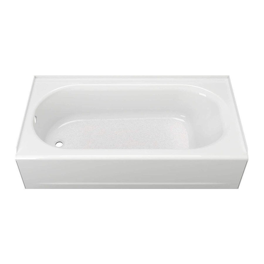 American Standard Princeton Recess Bath w/ Luxury Ledge and Integral Overflow 2394.202 IBSTC Specifications