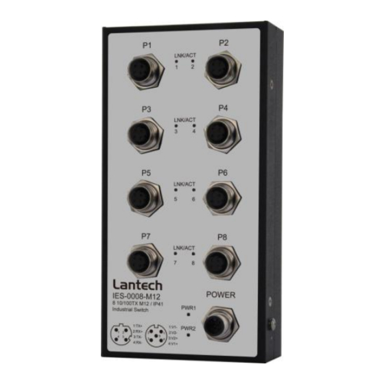 Lantech IES-0008-M12 User Manual